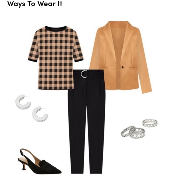 New Ann Taylor the Petite Hutton Blazer Double Knit size 4P - Picture 5 of 8